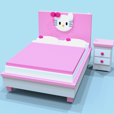 Hello Kitty Bed