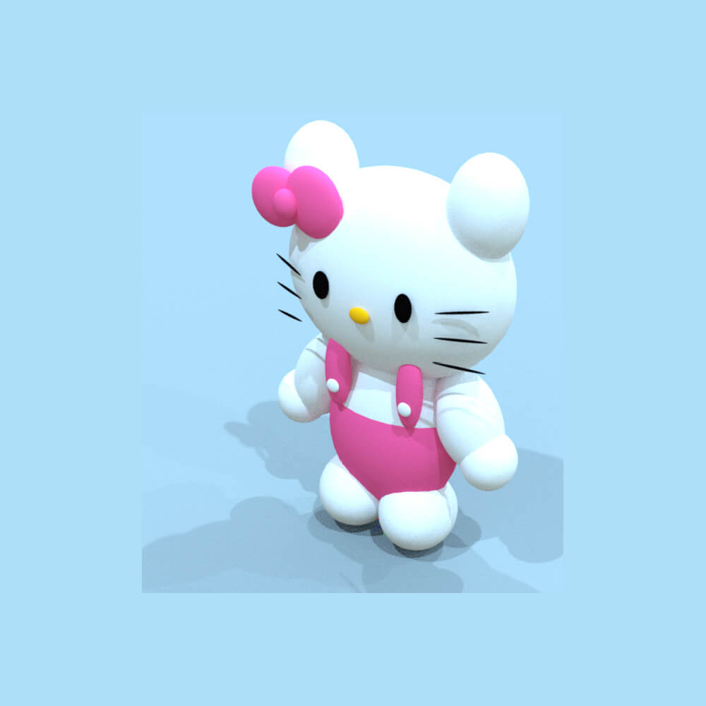 Hello Kitty Overalls Daz Content
