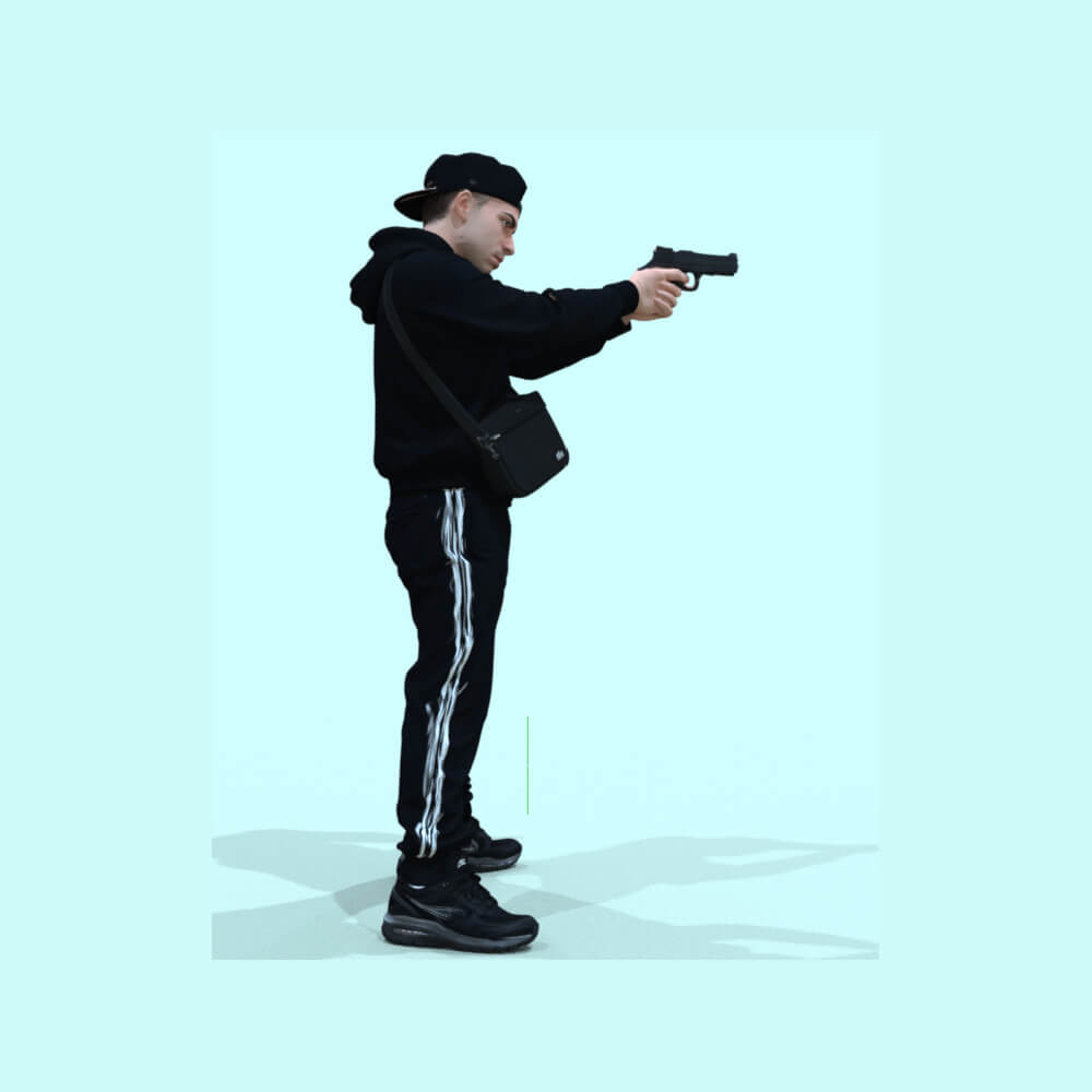 Man with a Weapon Daz Content
