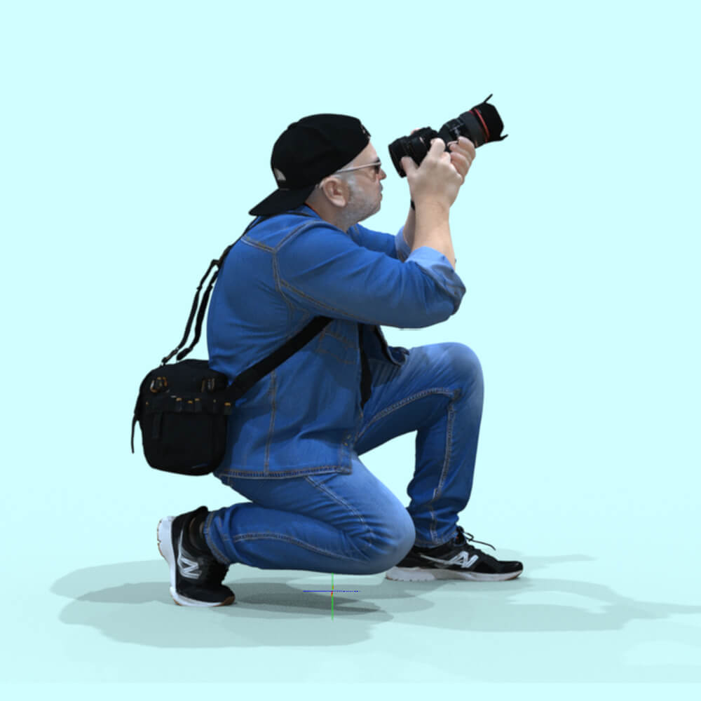 Photographer " Jacques " Pack Daz Content
