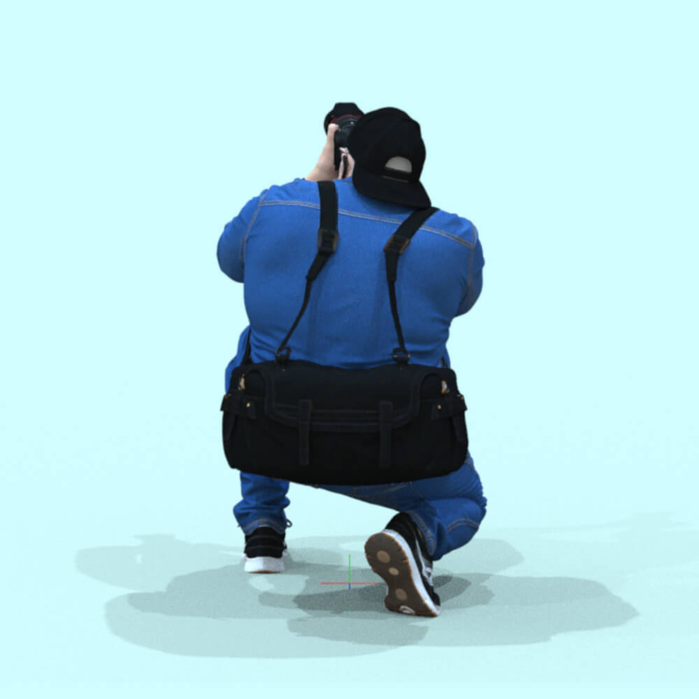 Photographer " Jacques " Pack Daz Content