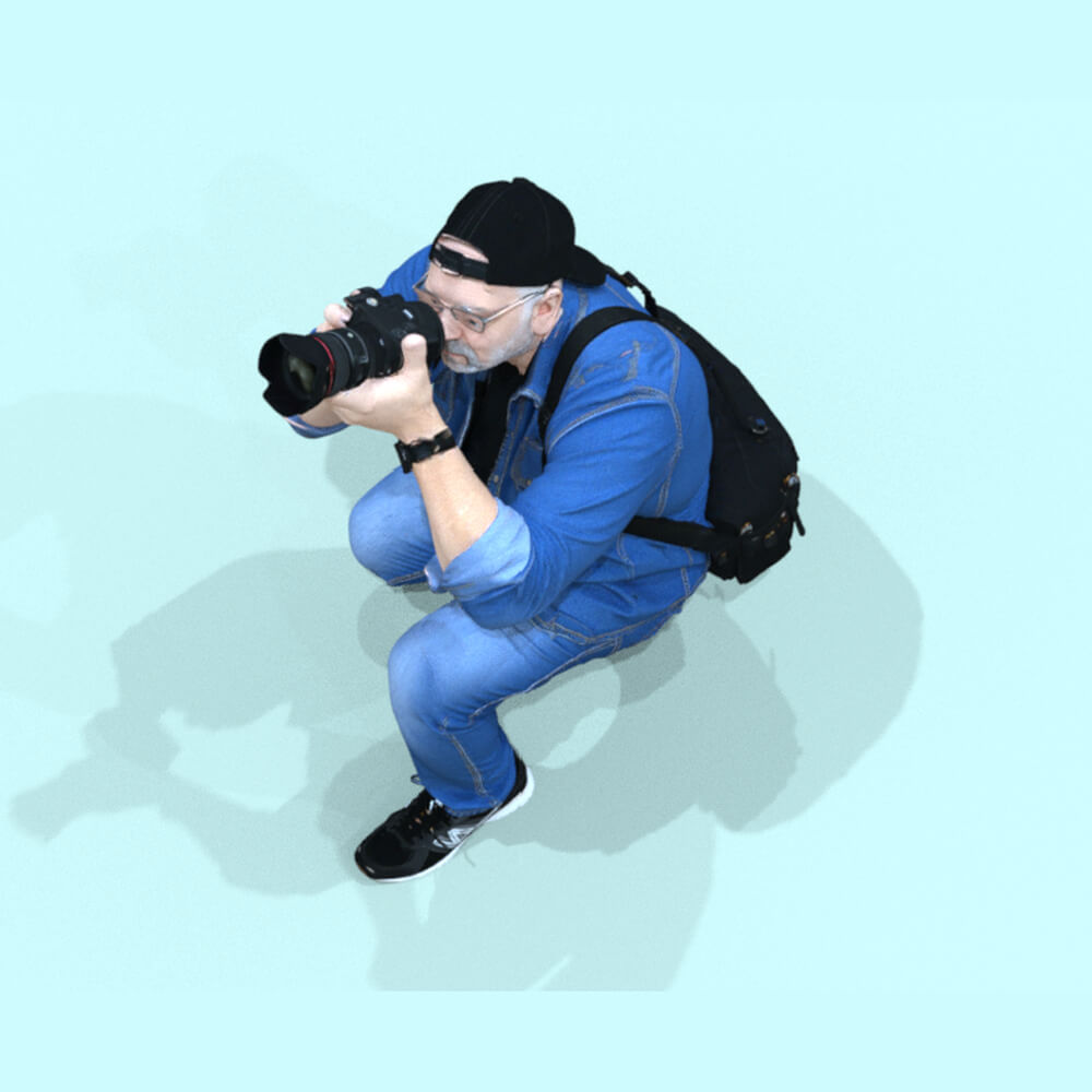 Photographer " Jacques " Pack Daz Content