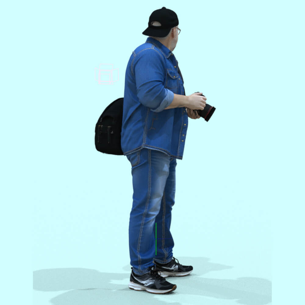 Photographer " Jacques " Pack Daz Content
