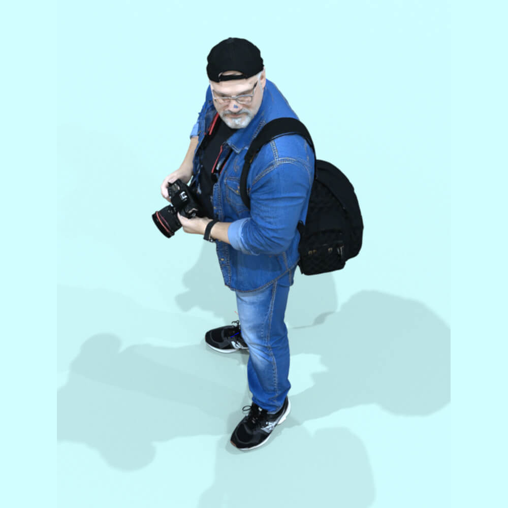 Photographer " Jacques " Pack Daz Content