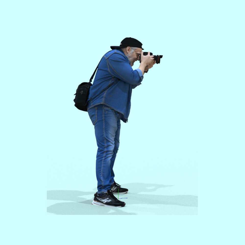 Photographer " Jacques " Pack Daz Content