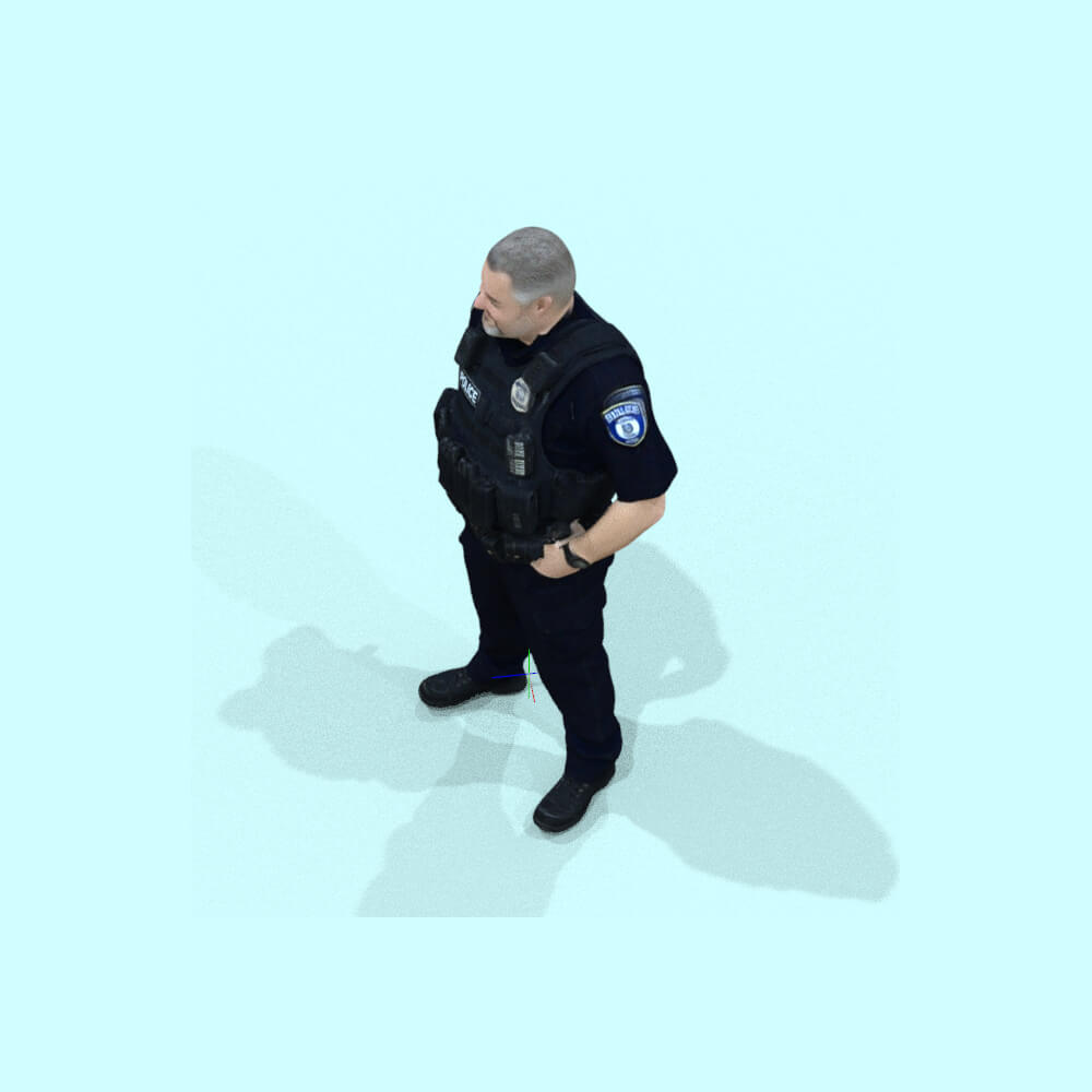 Police Officer Male Daz Content