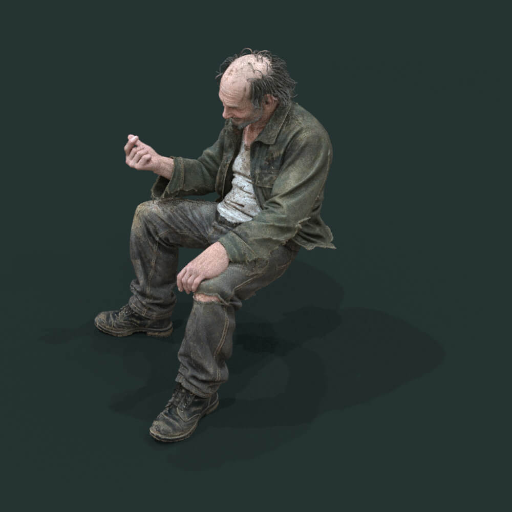Psychopath Series 1 Man Sit 2 Installable Figure Daz Content