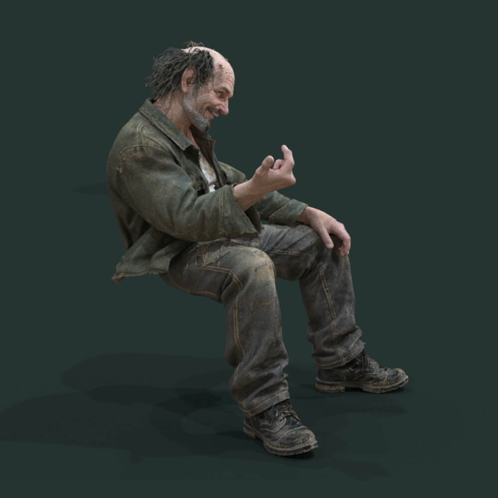 Psychopath Series 1 Man Sit 2 Installable Figure Daz Content
