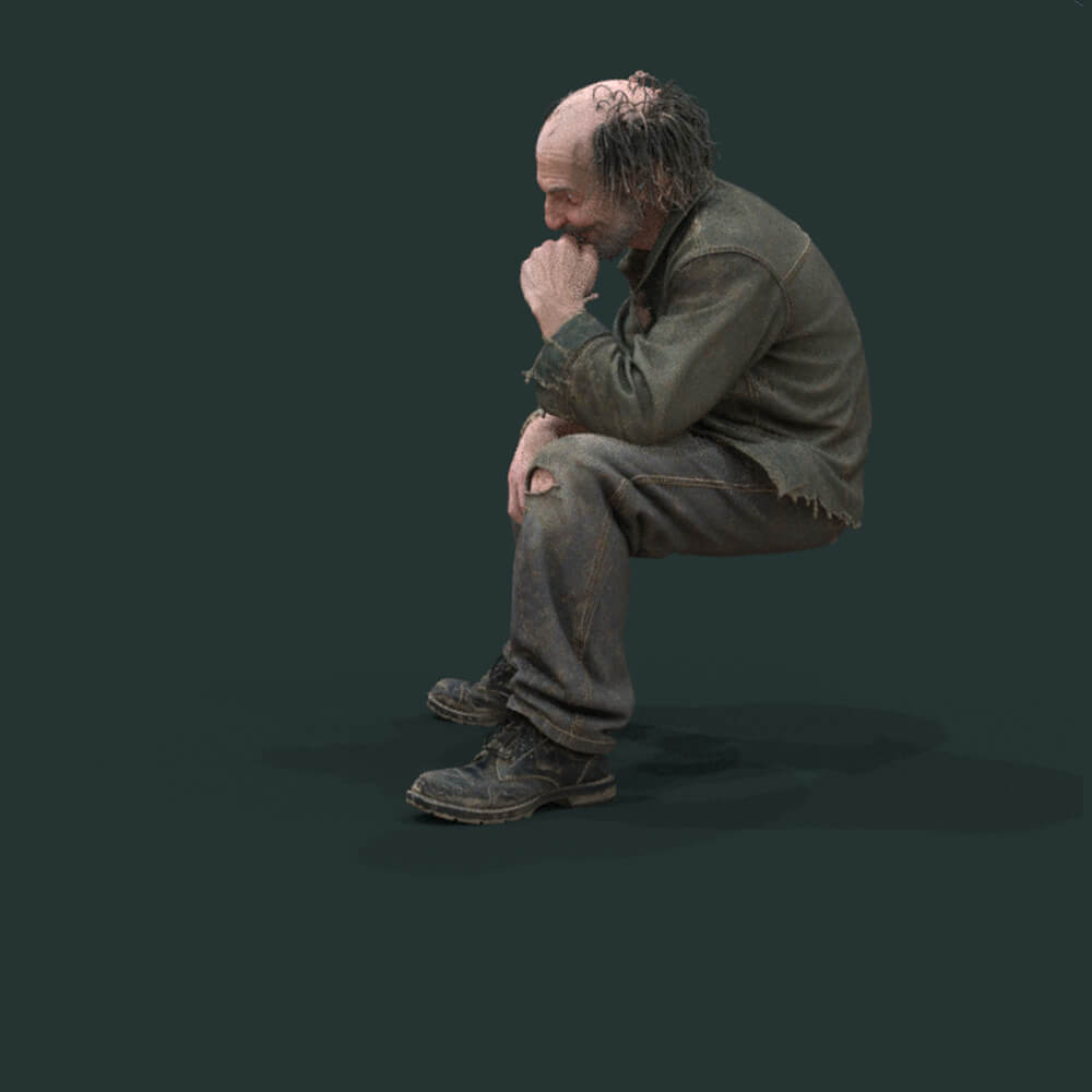 Psychopath Series 1 Man Sit 3 Installable Figure Daz Content