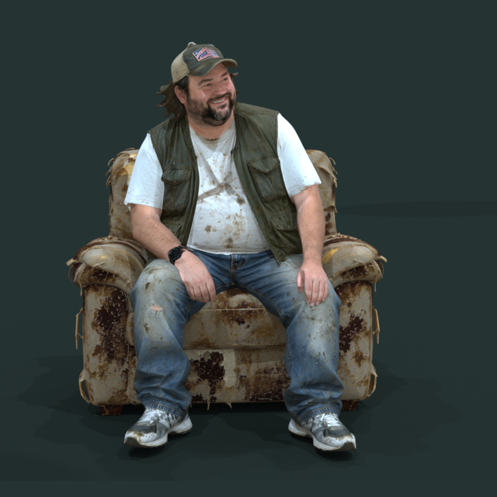 Psychopath Series 1 Man Sit 1 Installable Figure Daz Content