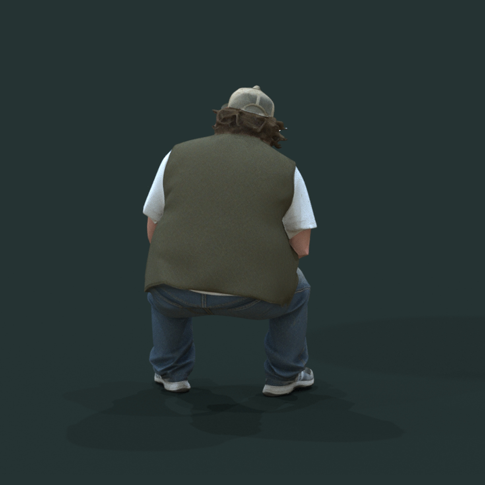 Psychopath Series 1 Man Sit 1 Installable Figure Daz Content
