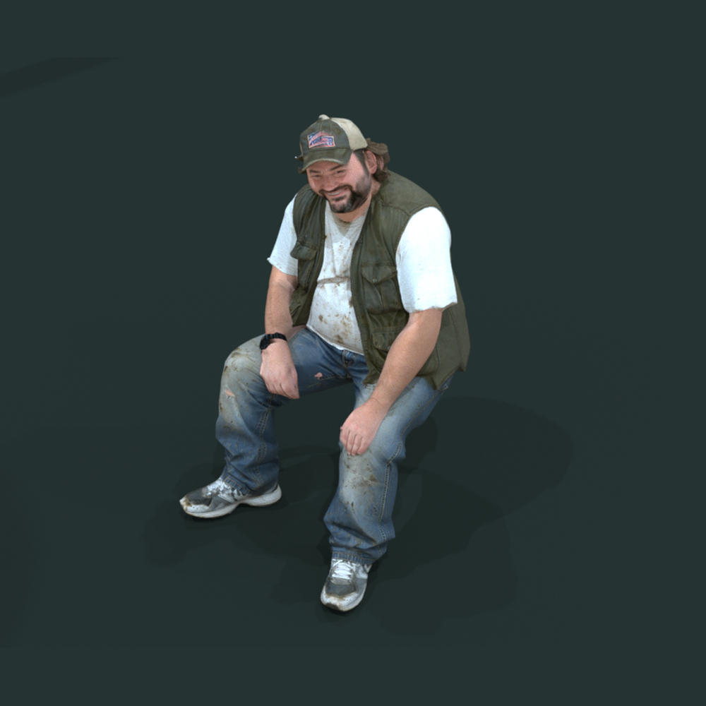 Psychopath Series 1 Man Sit 1 Installable Figure Daz Content