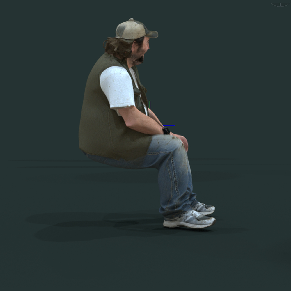 Psychopath Series 1 Man Sit 1 Installable Figure Daz Content