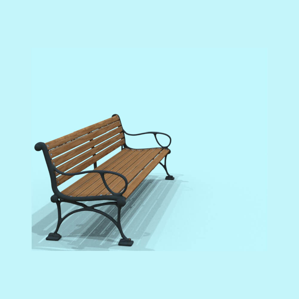 Street Bench Daz Content