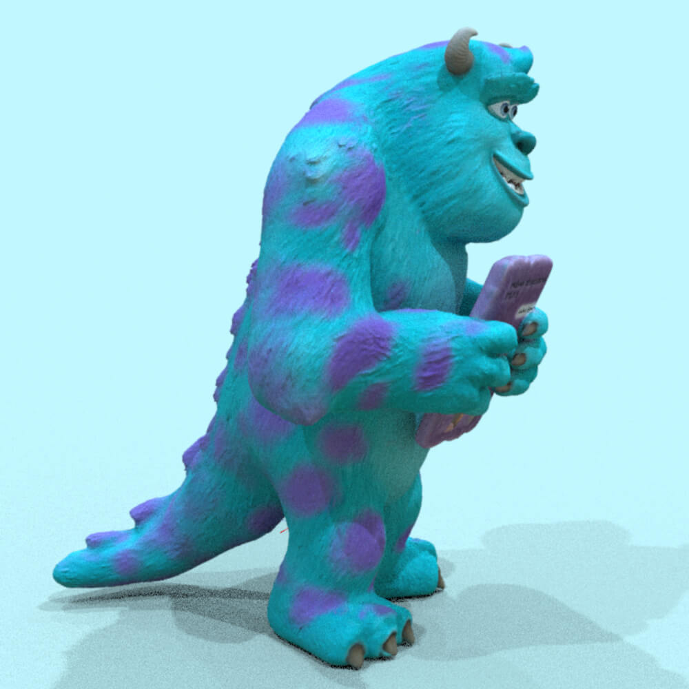 Sulley Monsters Inc - Daz Content by MC3D57
