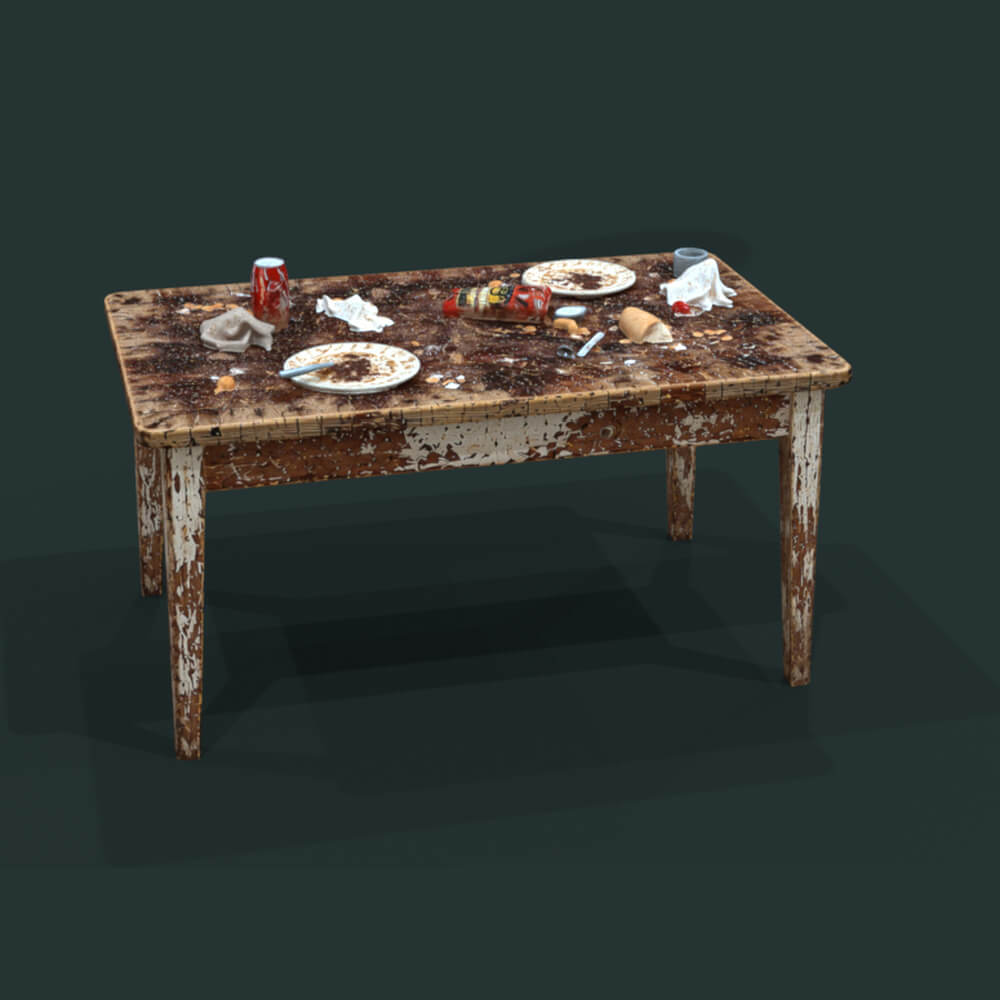 Table Old Dirty Daz Content