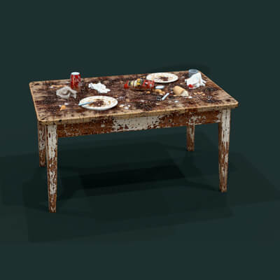 Table Old Dirty