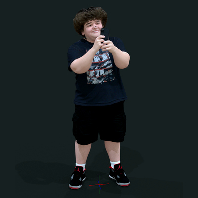 Teenager with Phone 1