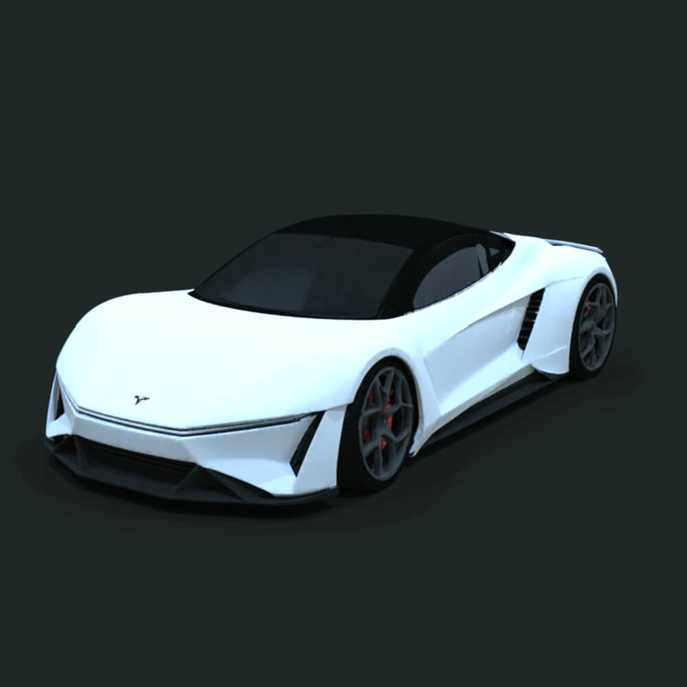 Tesla Roadster Daz Content