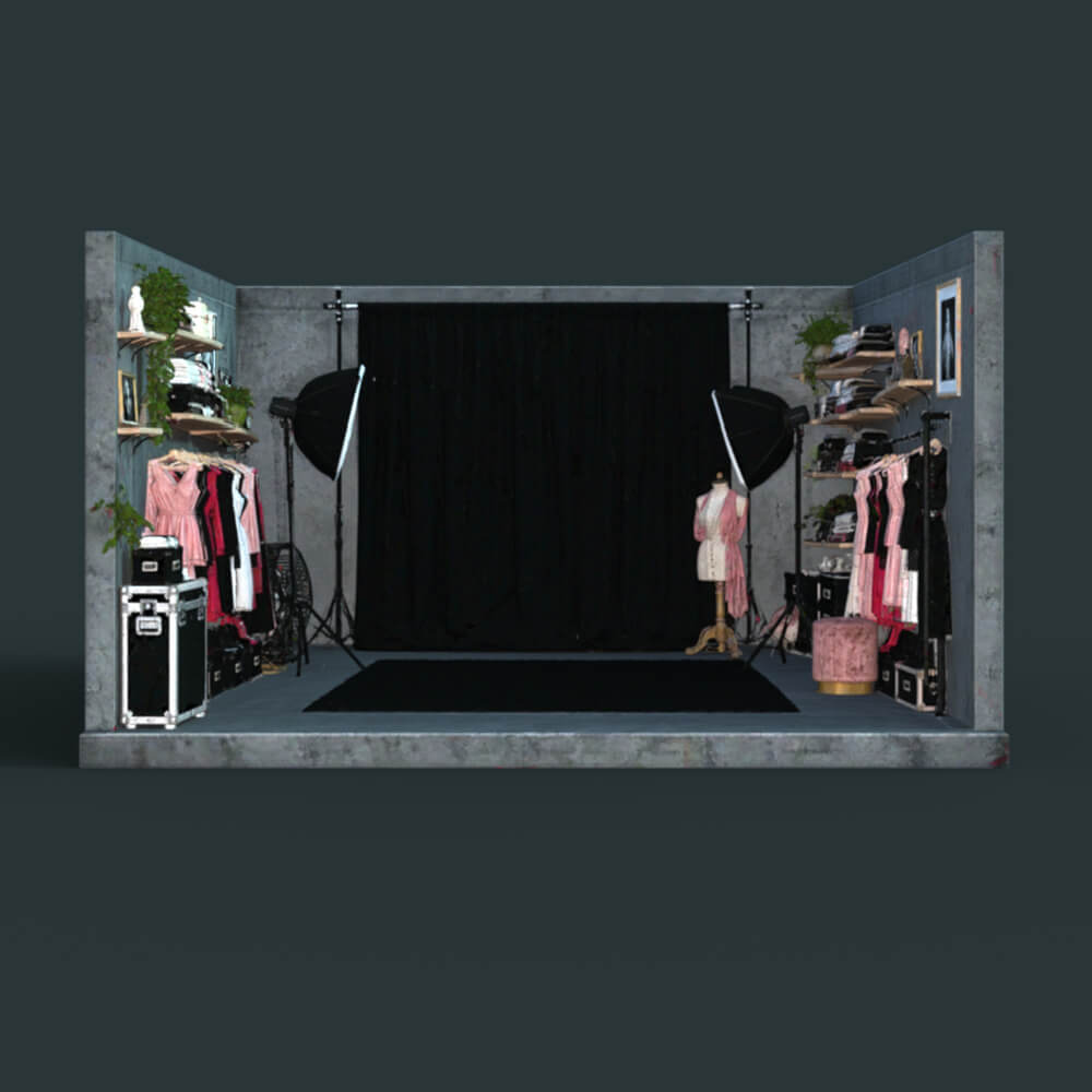 The 3 Walls Collection Studio Photo Daz Content