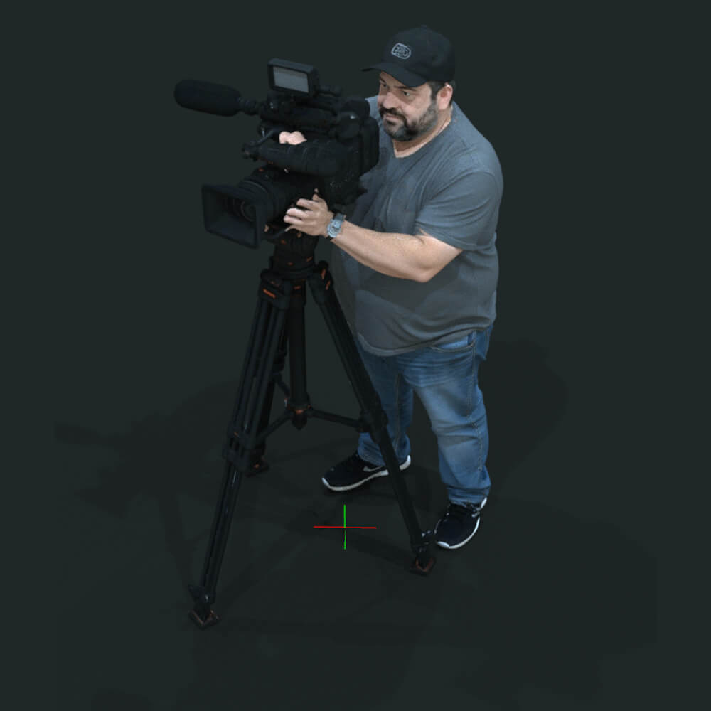 TV Team Cameraman 1 Daz Content