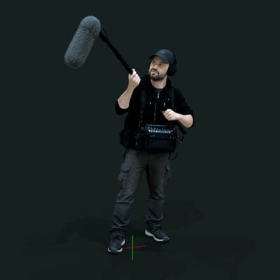 TV Team Cameraman 4 Micro
