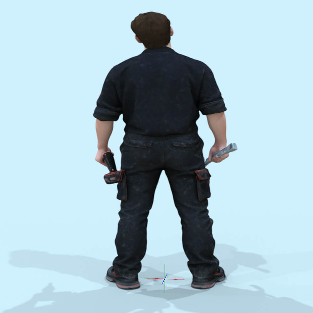 Worker 1 Mecano Daz Content