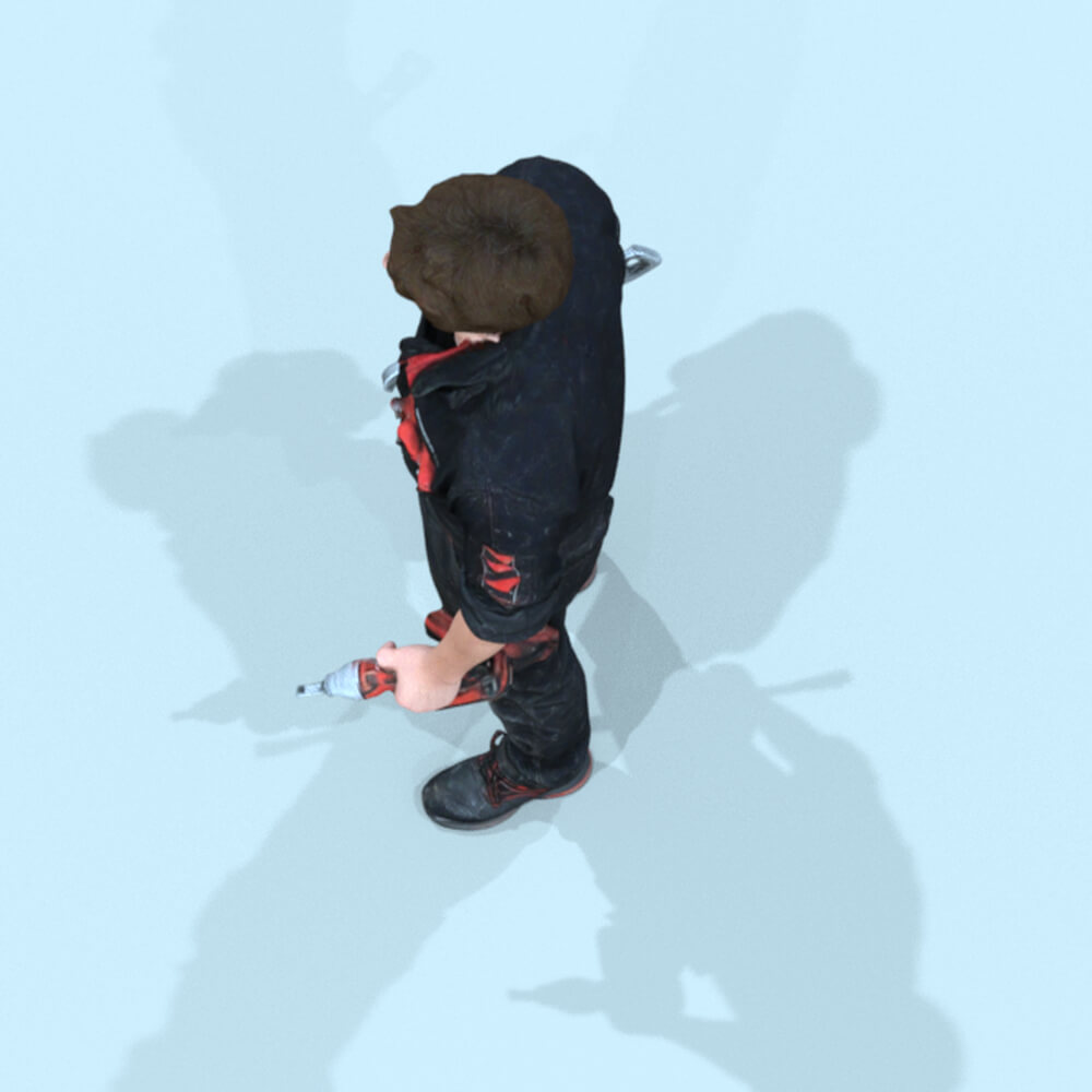 Worker 1 Mecano Daz Content