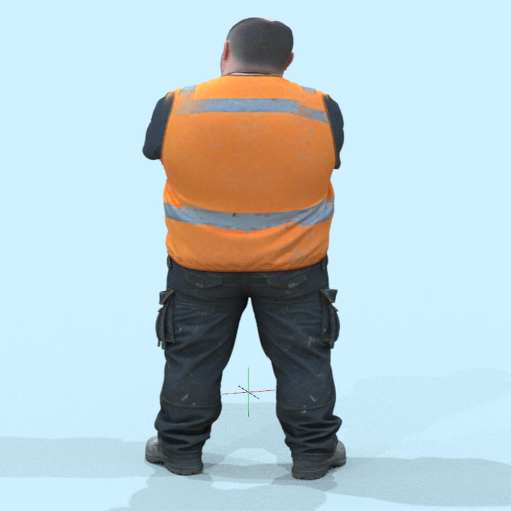 Worker Stand Daz Content