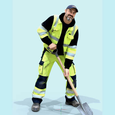Worker with a Shovel