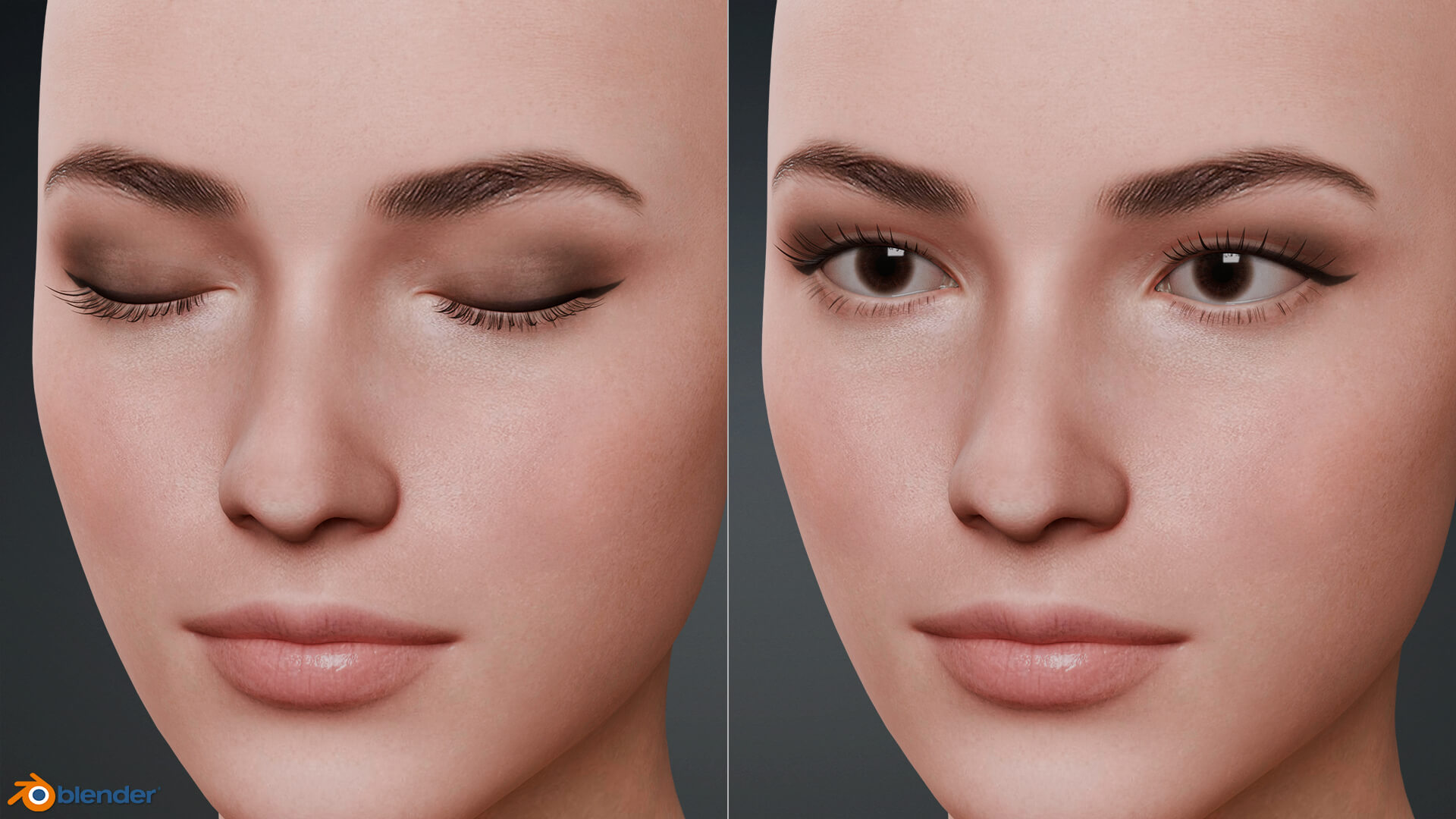 M3D K-POP Style Eyelashes for Genesis 8.1 Female/blender 3D Model