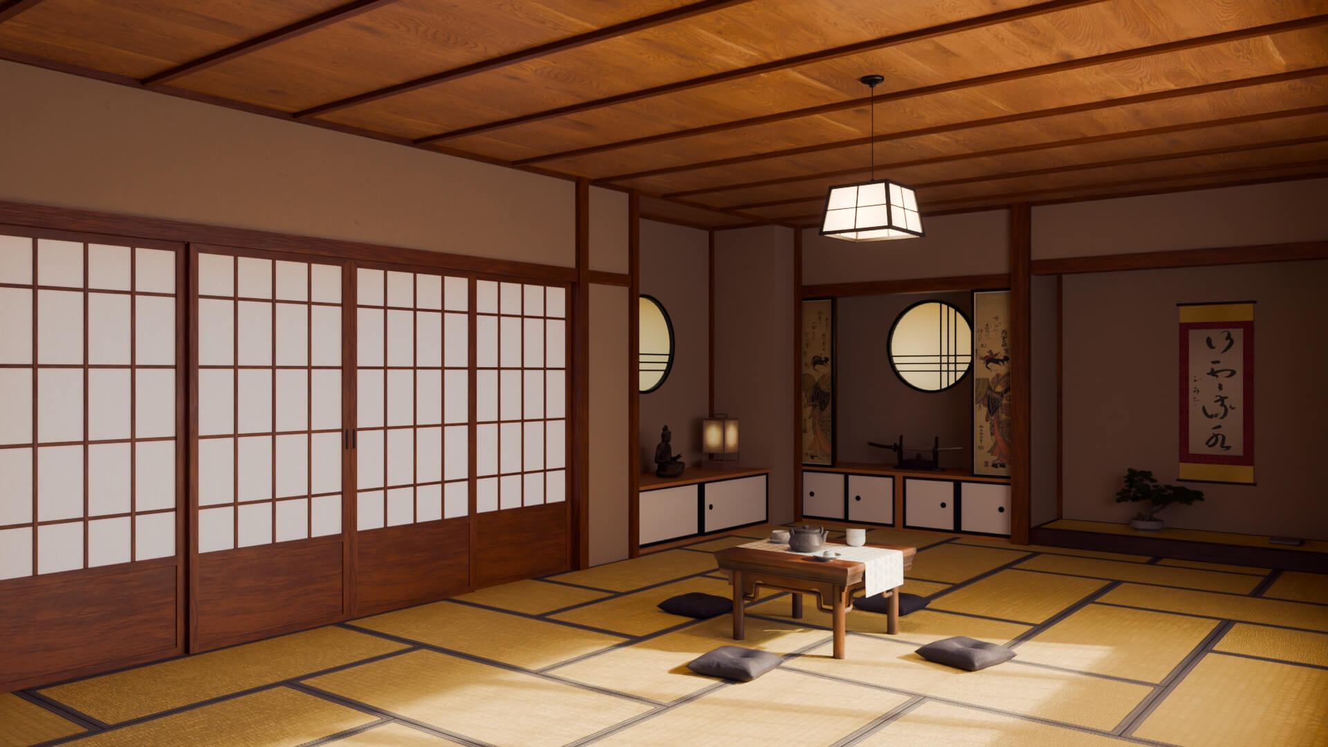 Japanese Tea Room 3D Model