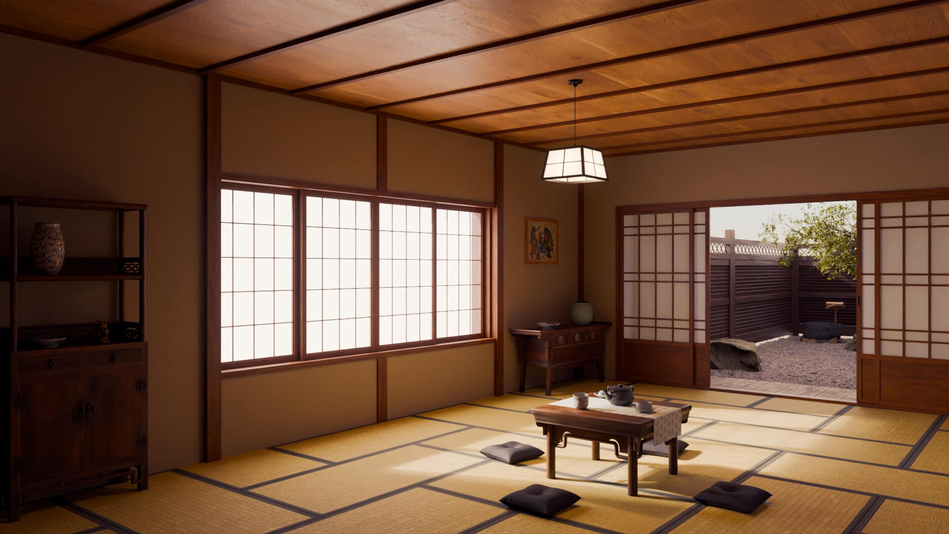 Japanese Tea Room 3D Model