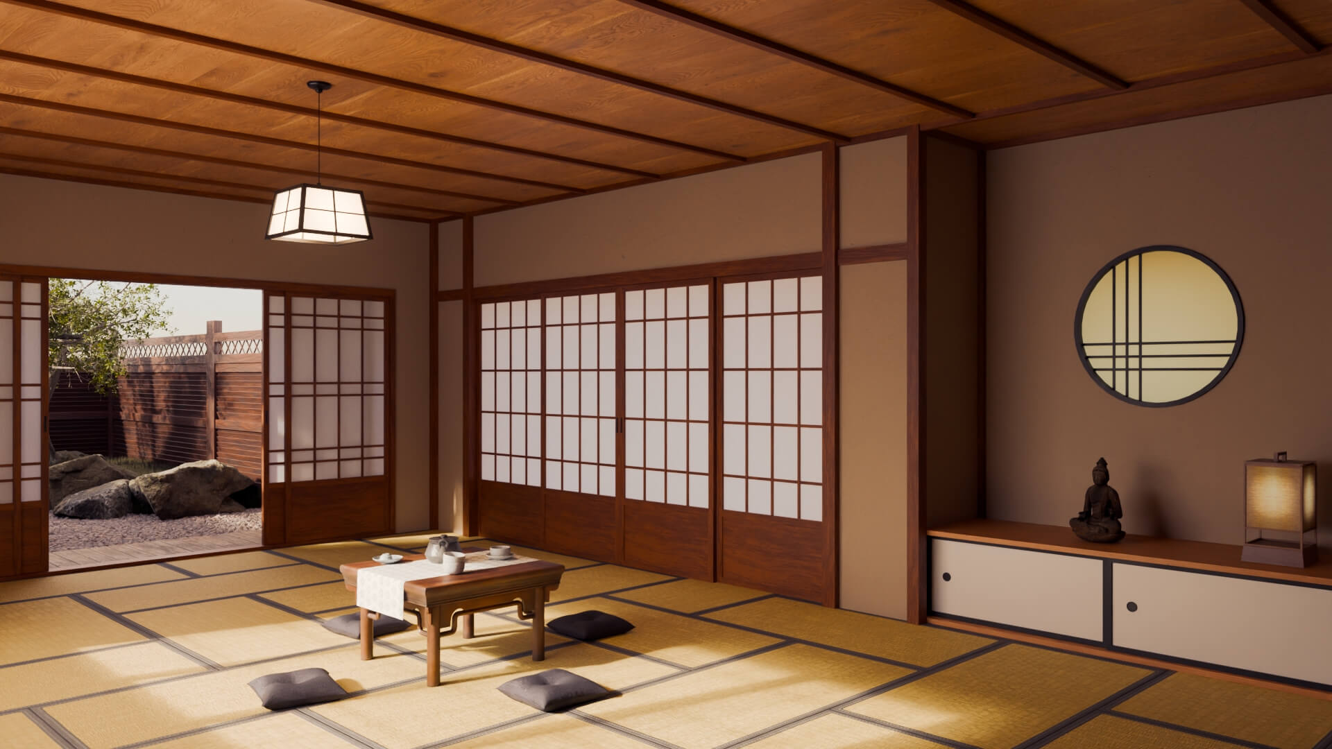Japanese Tea Room 3D Model