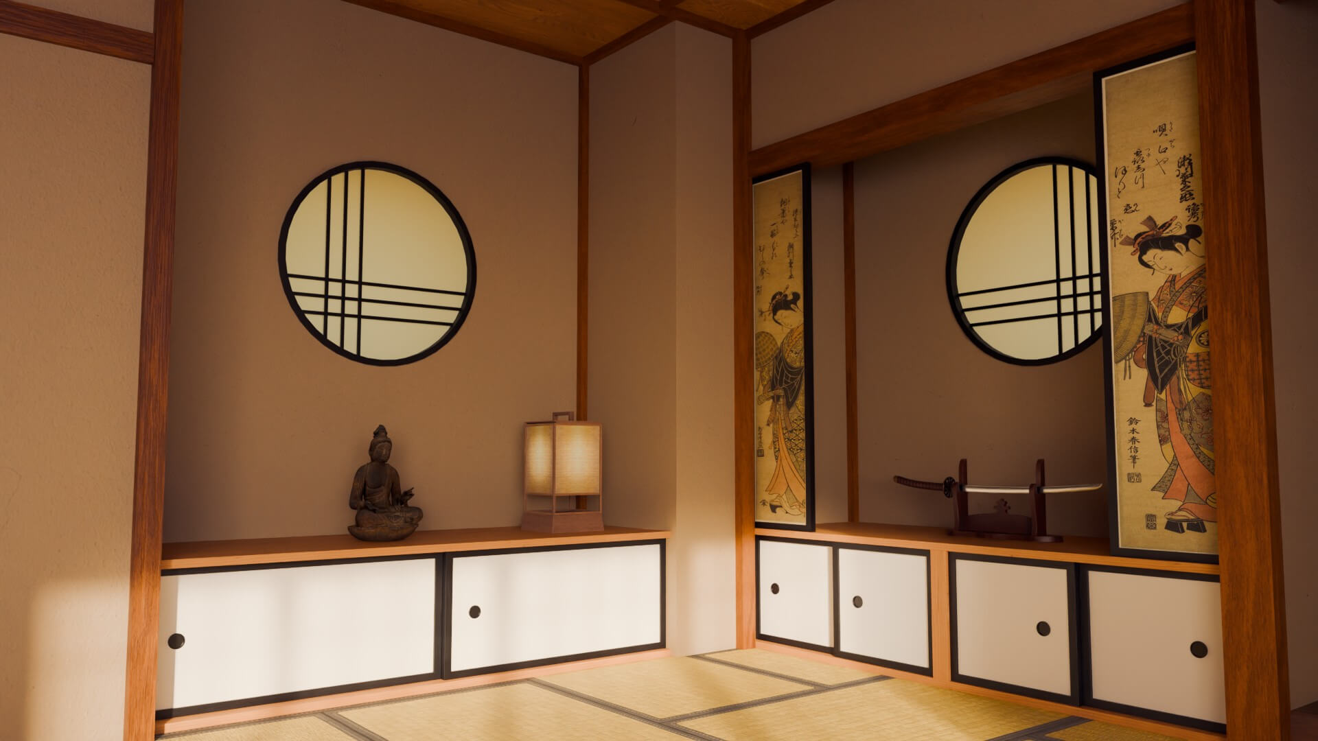 Japanese Tea Room 3D Model