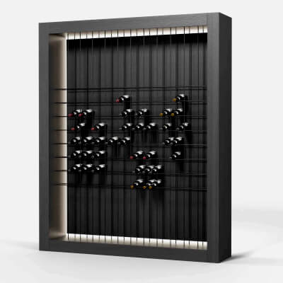Wine Rack decorate with wine bottle