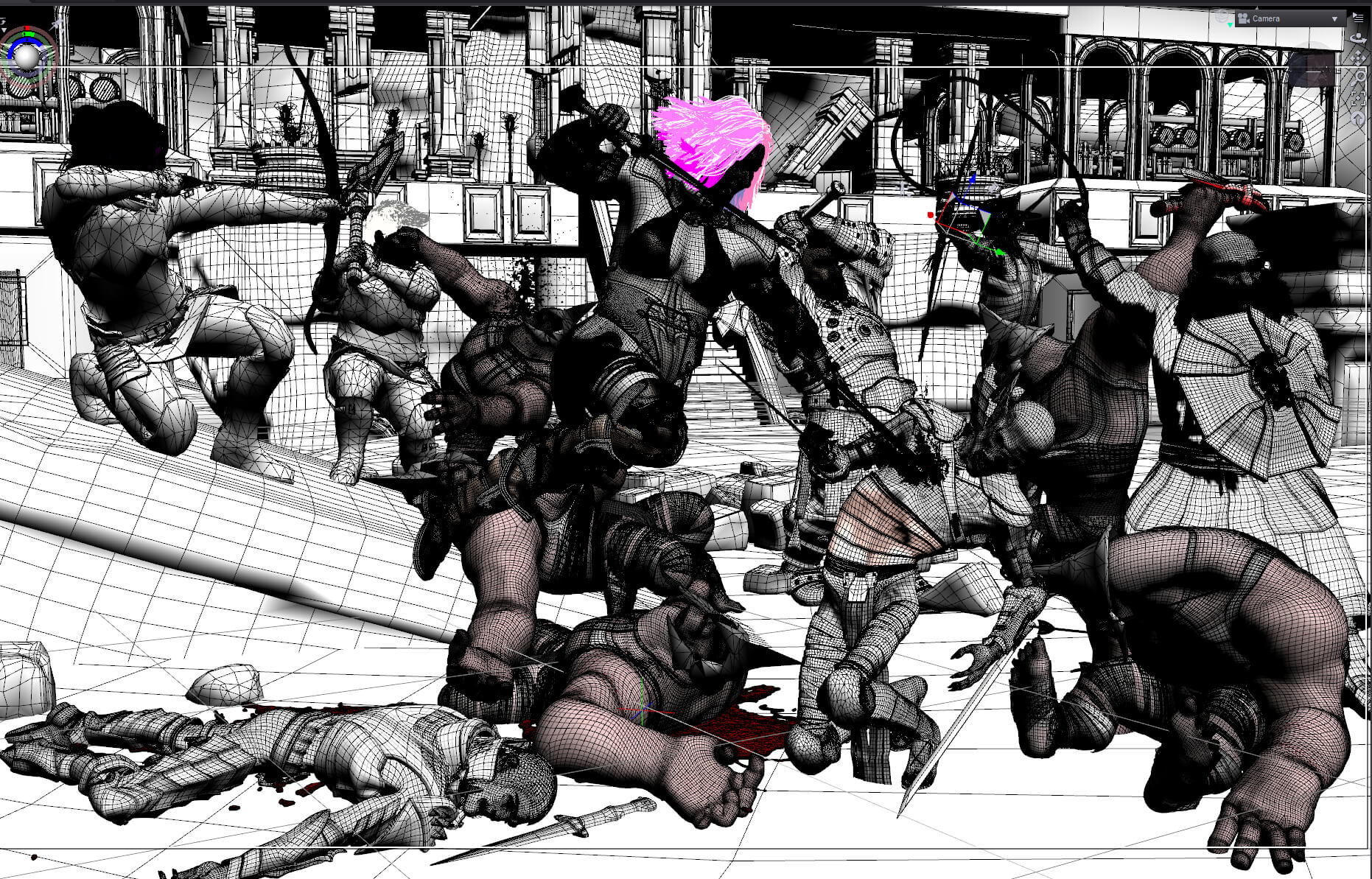 Dragon Age Createathon 2026 - Deep Roads Fight 3D Render, Digital Artwork by mission control