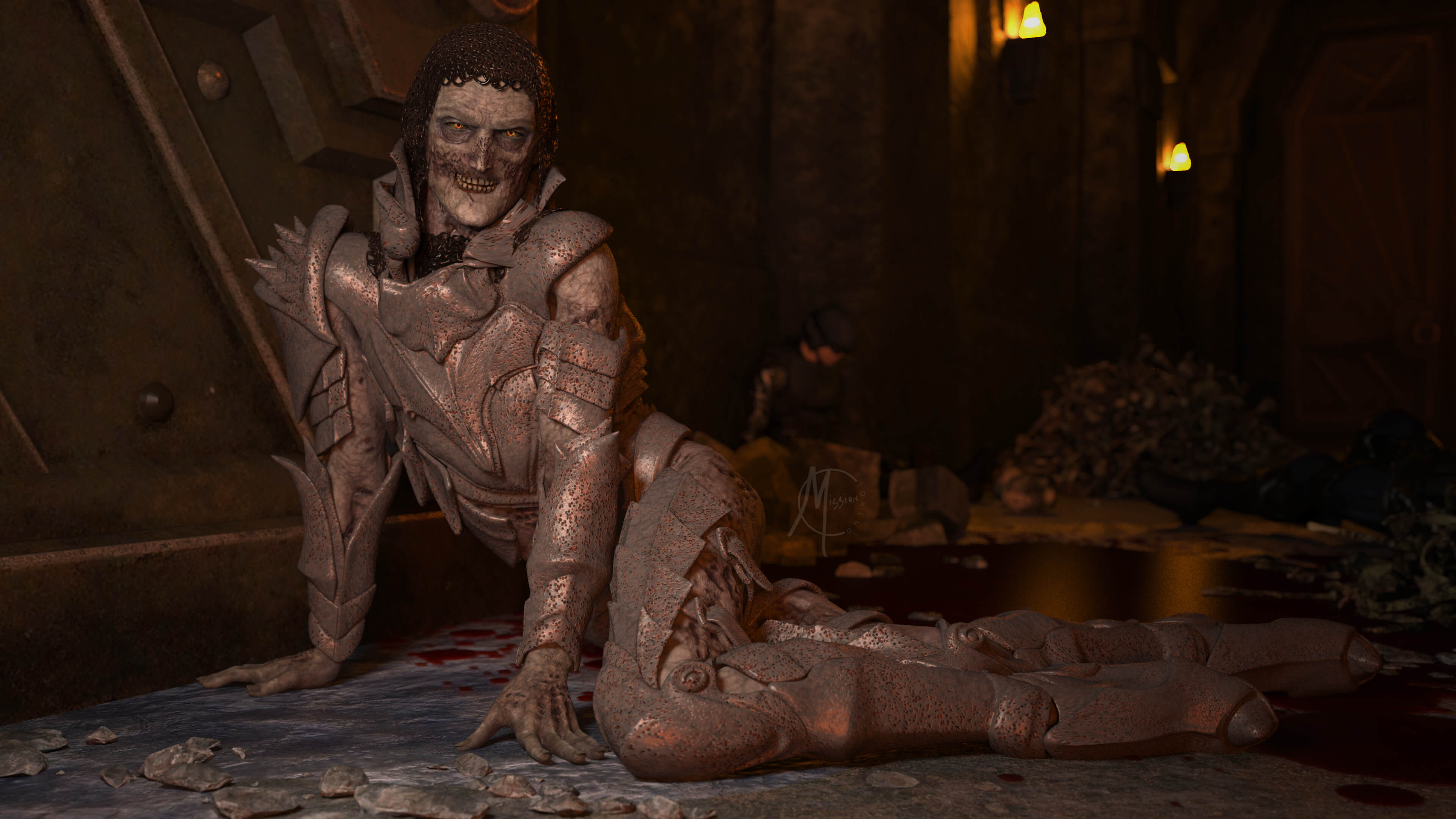 Dragon Age Createathon 2026 - Hurlock Pinup 3D Render, Digital Artwork by mission control