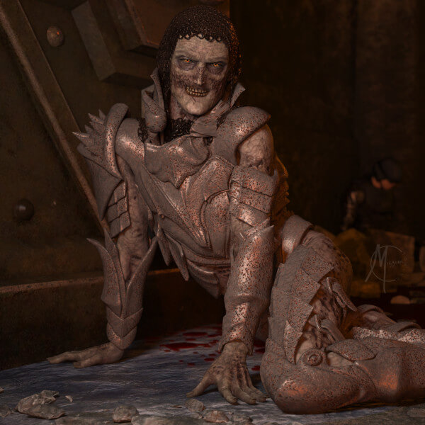 Dragon Age Createathon 2026 - Hurlock Pinup