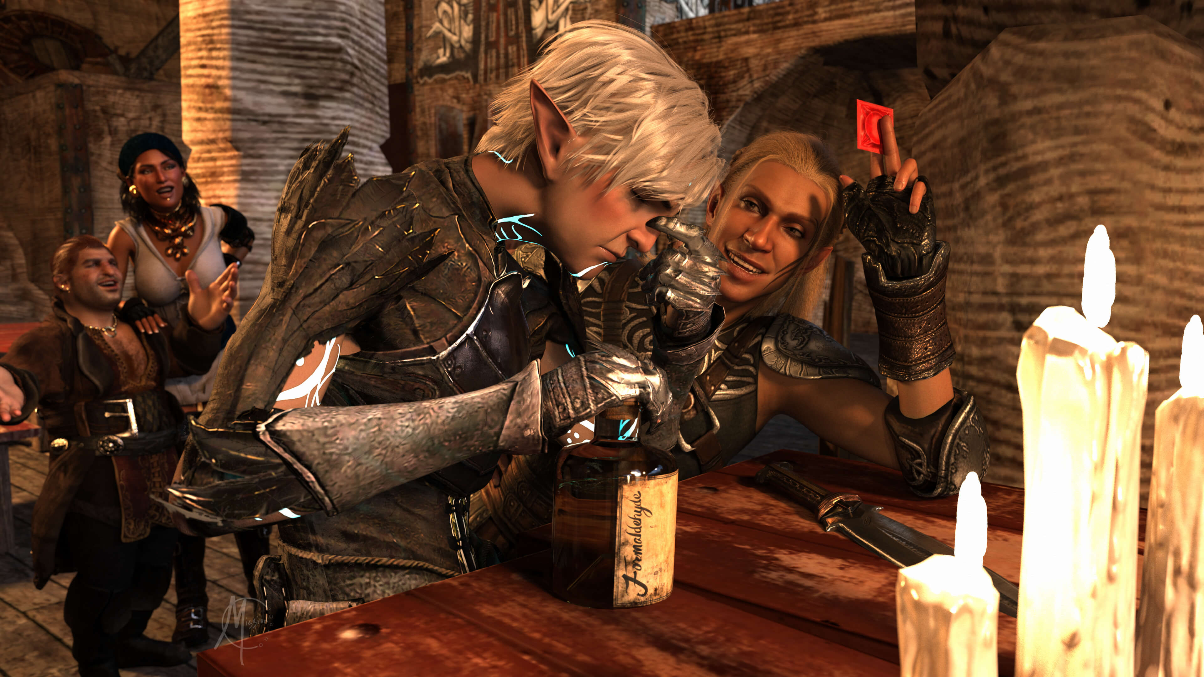 Dragon Age Createathon 2026 - Language Complications 3D Render, Digital Artwork by mission control