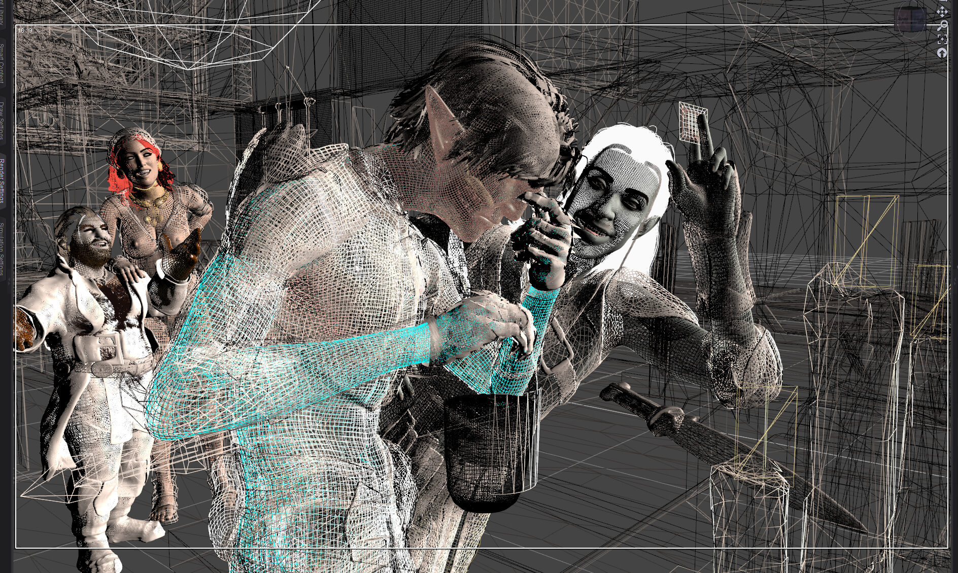Dragon Age Createathon 2026 - Language Complications 3D Render, Digital Artwork by mission control