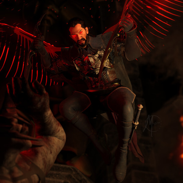 Dragon Age Createathon 2026 - Lucanis Faction Swap Grey Warden