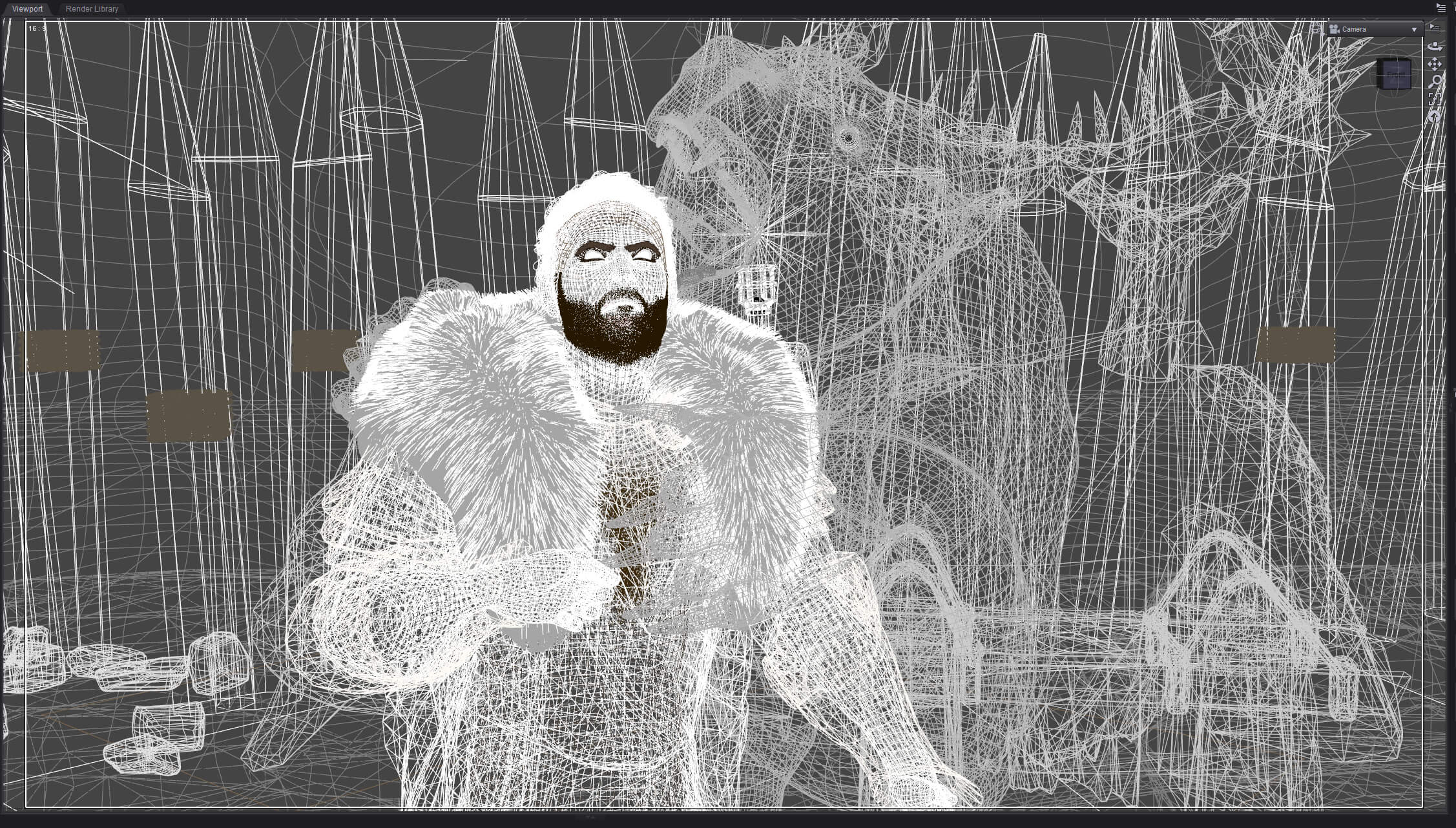 Dragon Age Createathon 2026 - Too Grizzly to Bear 3D Render, Digital Artwork by mission control