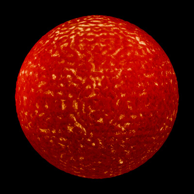 Red Supergiant - Animated Stellar Surface & 3 LODs 3D Model