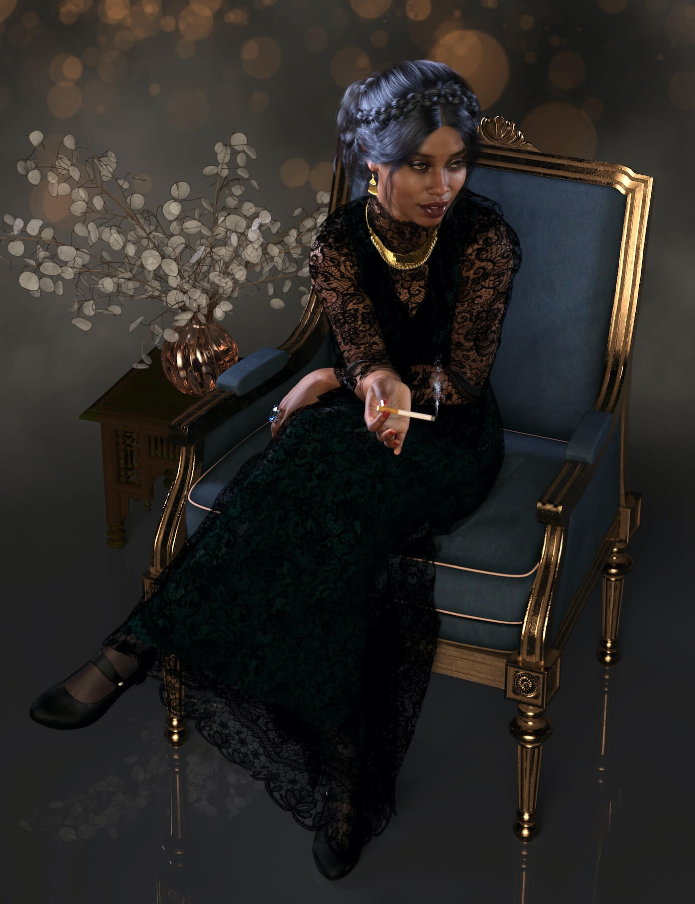 Lavonne 3D Render, Digital Artwork by Mjrk