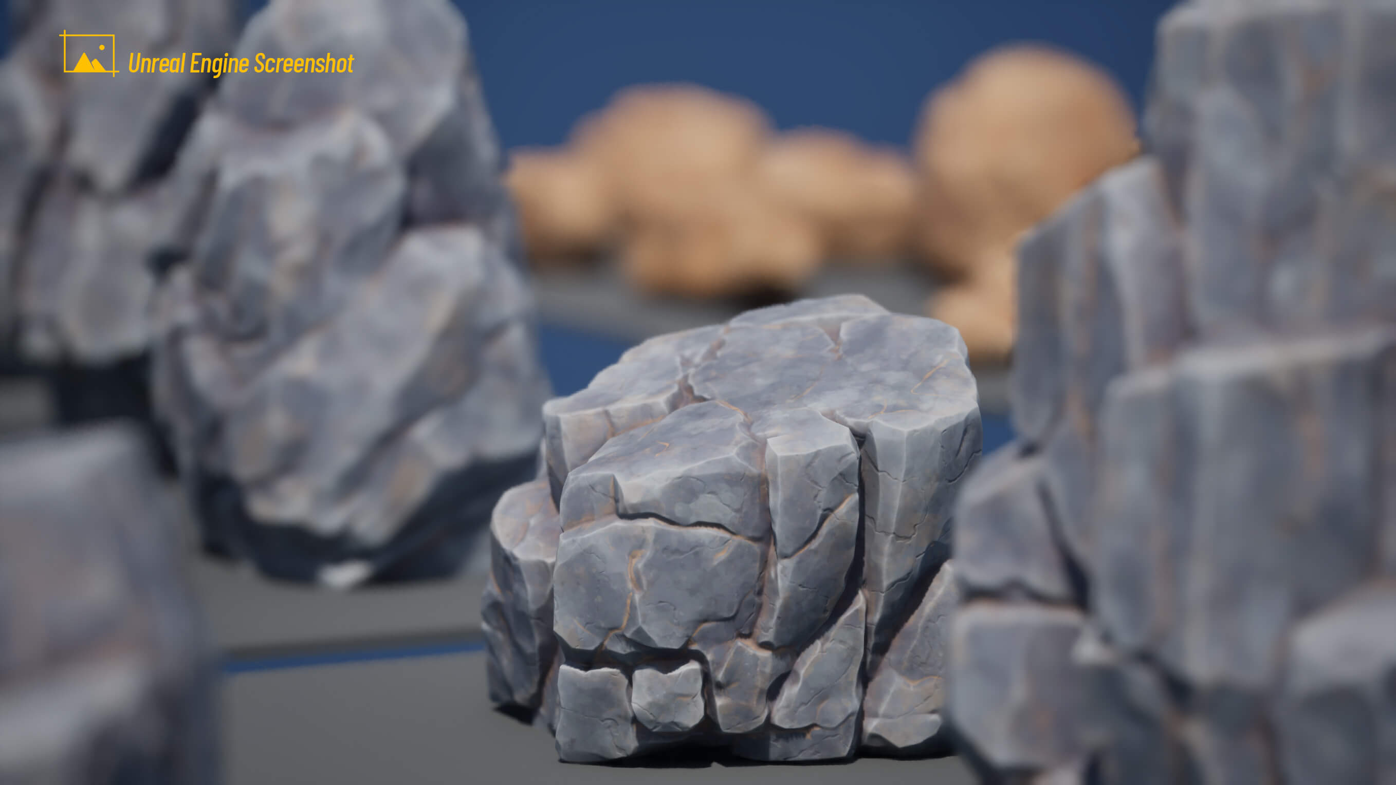 35 Stylized Rocks Collection 3D Model