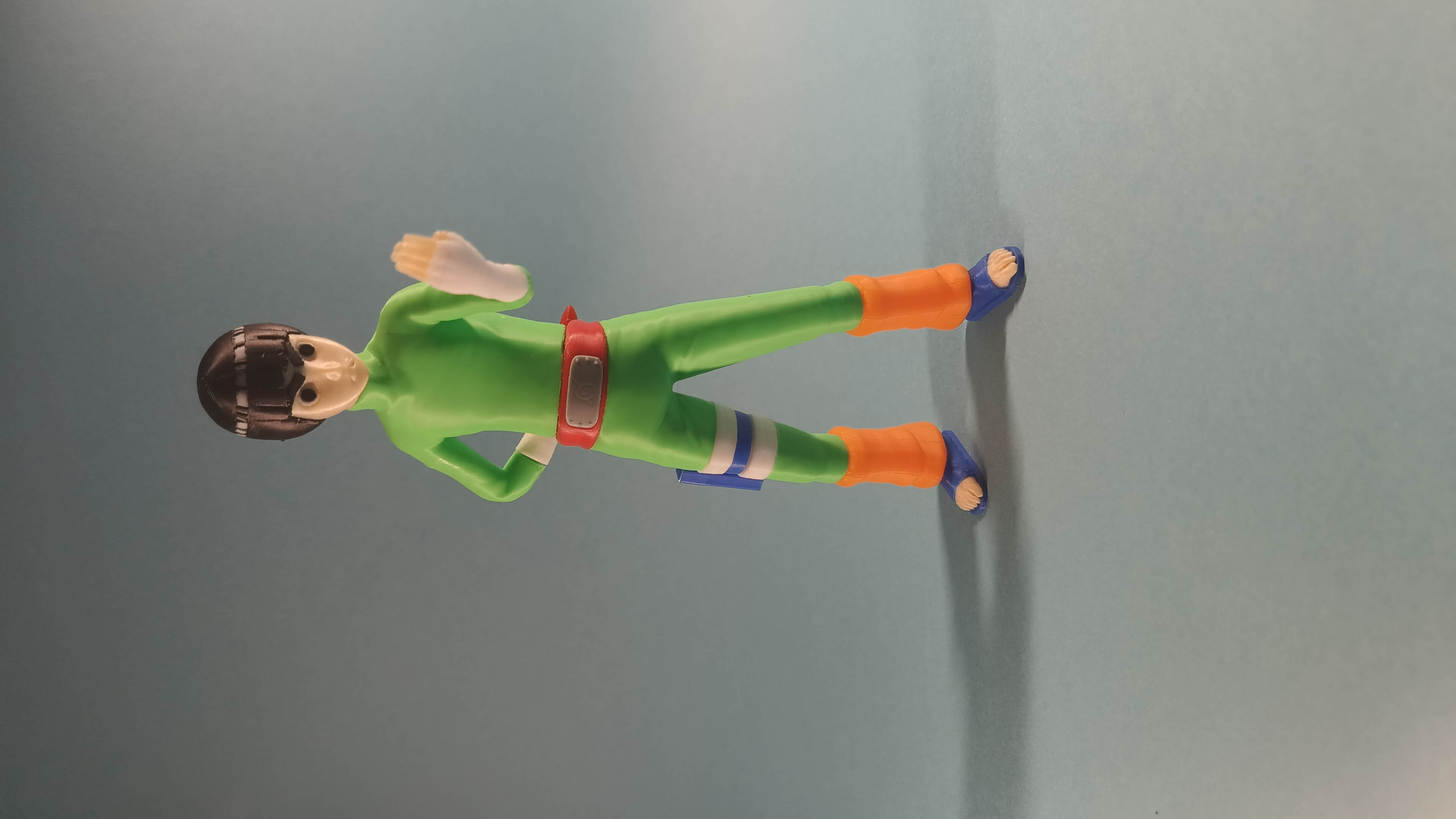 Rock Lee Multipart Multicolor 3D Model
