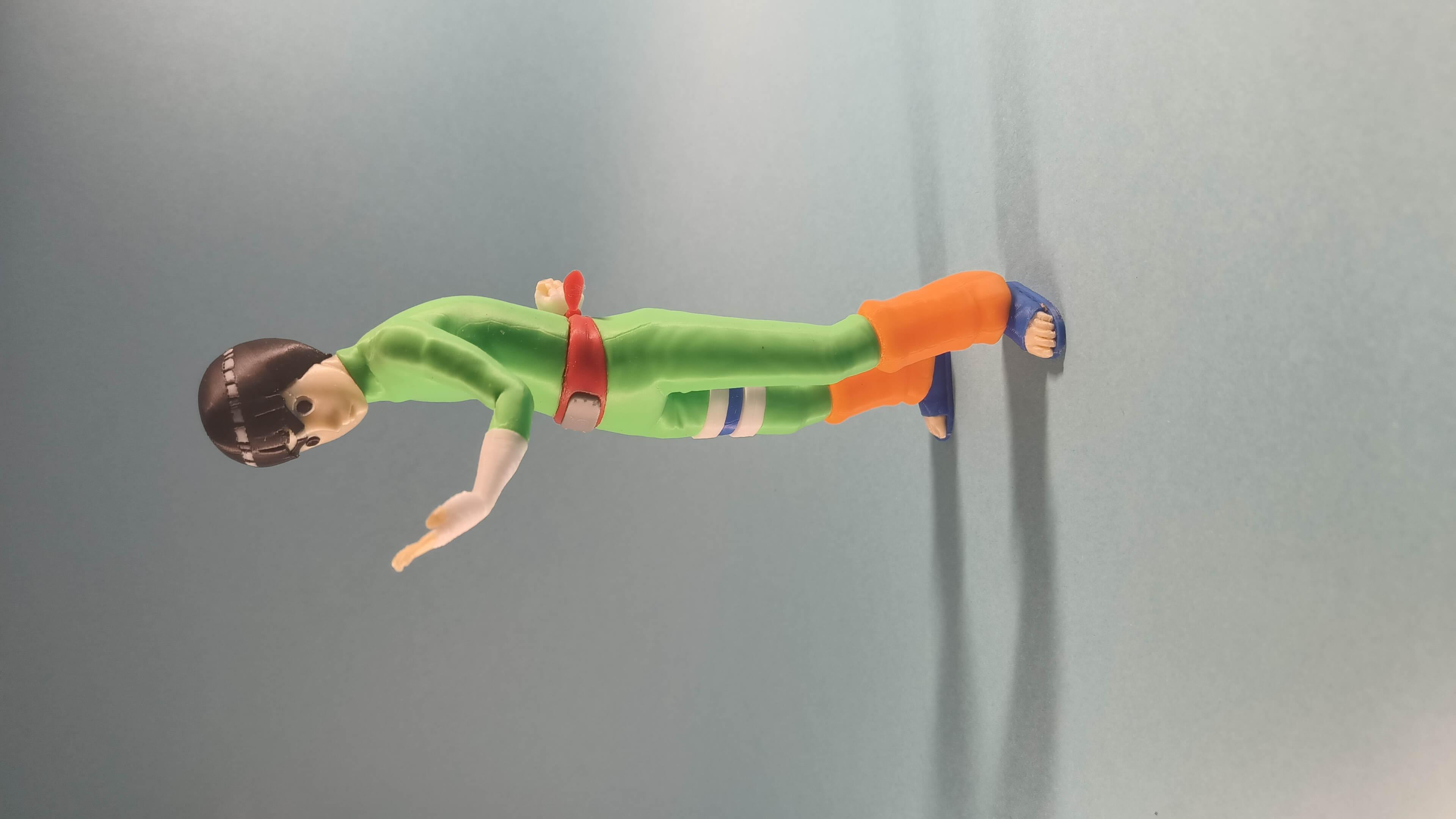 Rock Lee Multipart Multicolor 3D Model