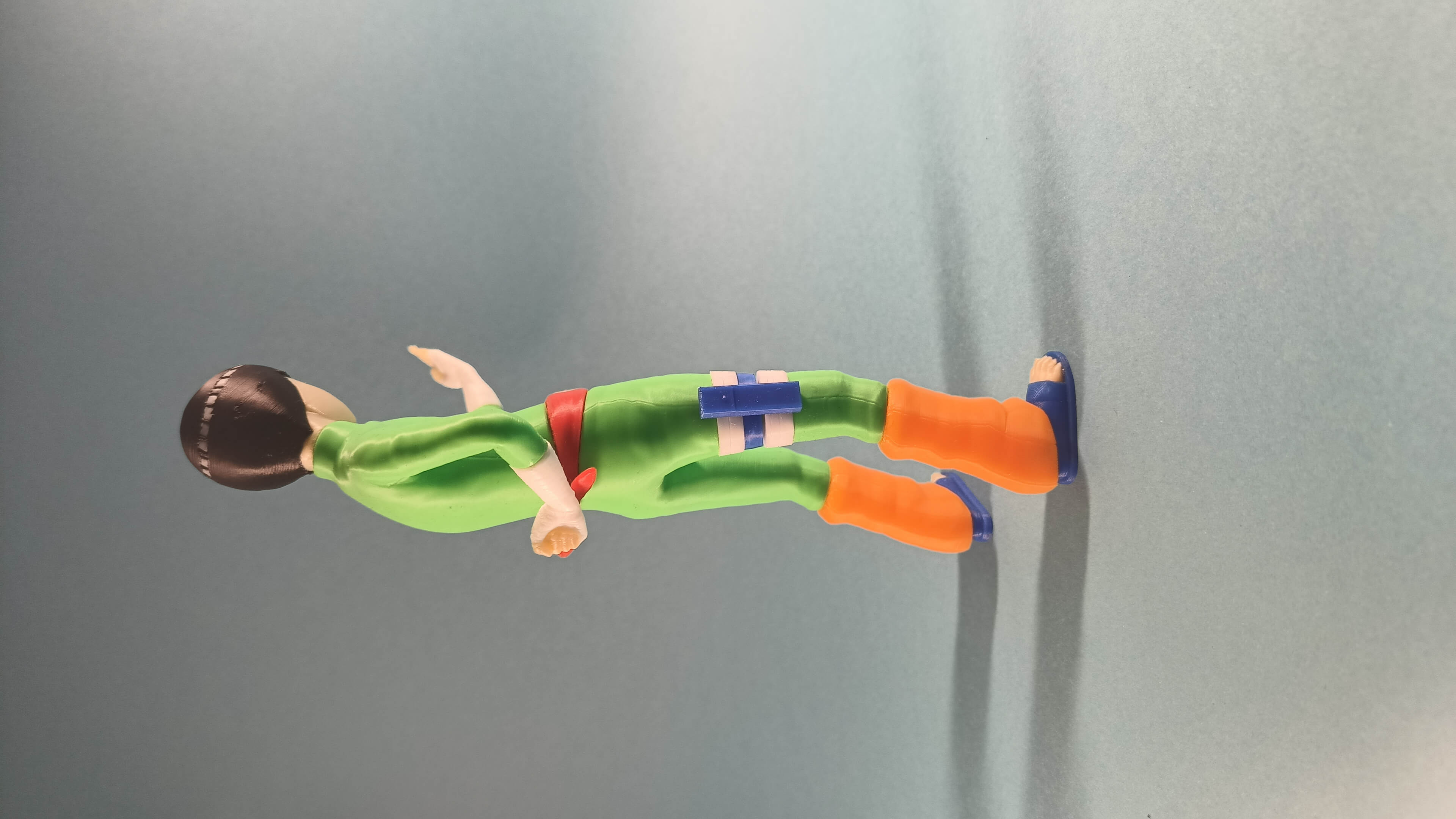 Rock Lee Multipart Multicolor 3D Model