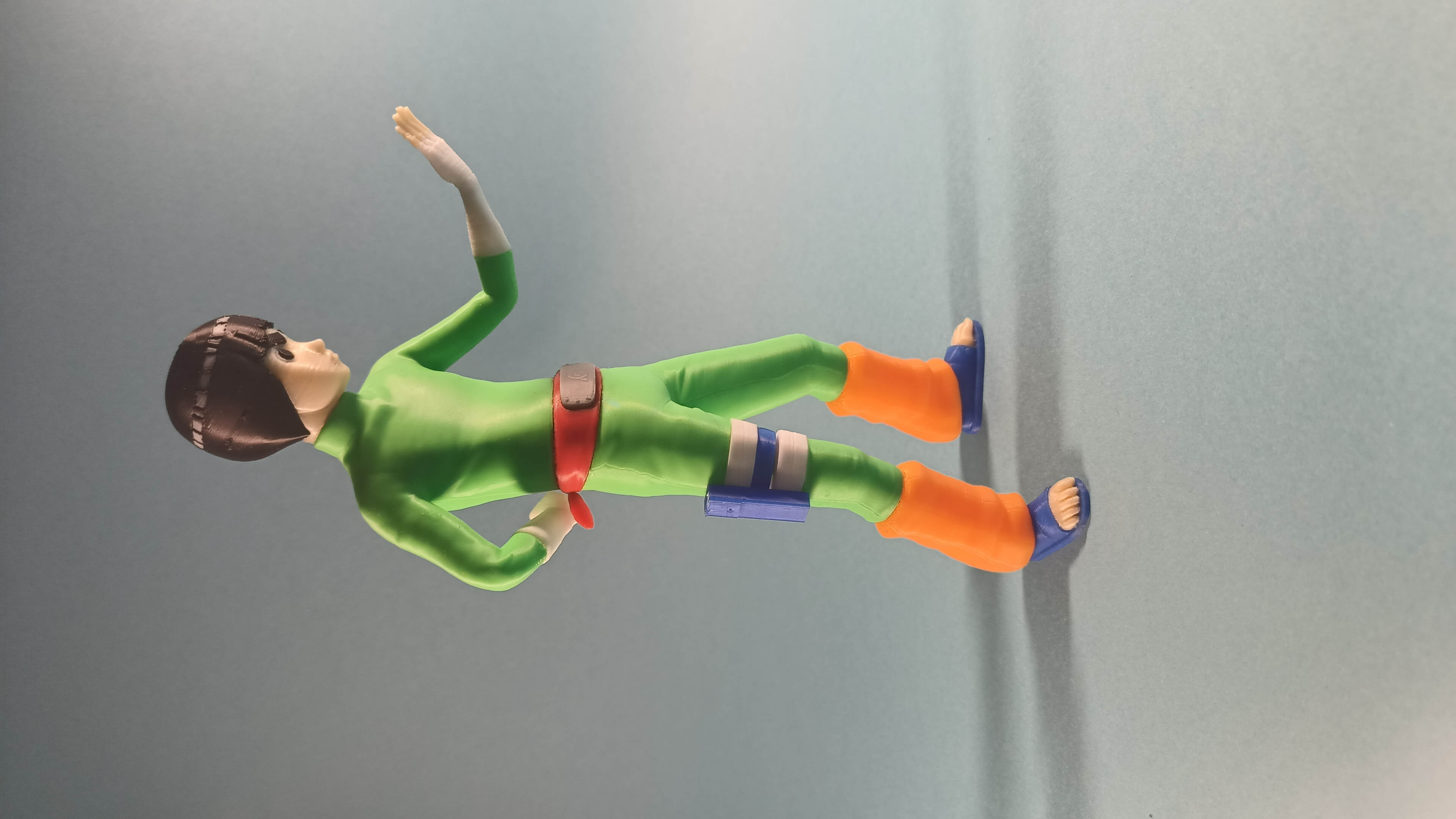 Rock Lee Multipart Multicolor 3D Model